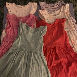 Set of 6 H&M Organic Cotton Dresses